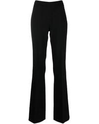 Just Cavalli - Logo-Plaque Flared Tailored Trousers - Lyst