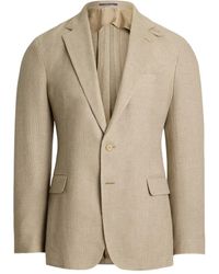 Ralph Lauren - Textured Two-Button Blazer - Lyst