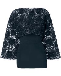 Brunello Cucinelli - Floral Embroidered Sweater - Lyst