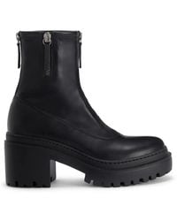 Giuseppe Zanotti - Lionora Zip-Fastening Leather Ankle Boots - Lyst
