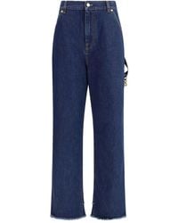 DARKPARK - Jeans Verfraaid Met Ketting En Franje - Lyst