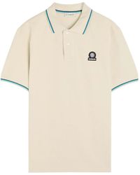 Sandbanks - Logo-Patch Tipped Polo Shirt - Lyst