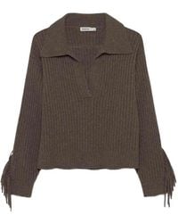 Jonathan Simkhai - Pullover Mit Fransenbesatz - Lyst