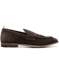Officine Creative - Solitude 001 Suede Penny Loafers - Lyst