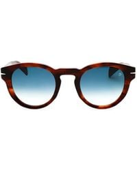 David Beckham - Round-Frame Sunglasses - Lyst