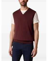 Brooks Brothers - V-Neck Knitted Vest - Lyst