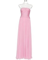 Zuhair Murad - Strapless Silk-Chiffon Gown - Lyst