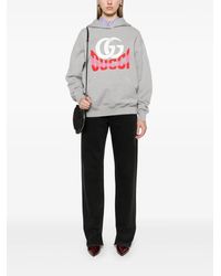 グッチ Hooded Dress With Logo Star Print M Gucci Interlocking G Star Burst Print Cotton Sweatshirt Black