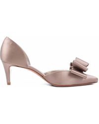 Stuart Weitzman - Pumps Con Fiocco - Lyst