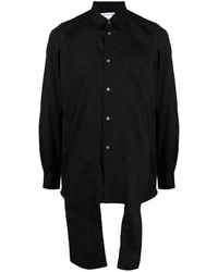 Comme des Garçons - Asymmetric-Hem Cotton Shirt - Lyst