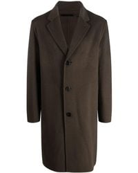 Theory - Wool-blend Single-breasted Coat - Lyst