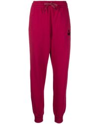 Isabel Marant - Logo-embroidered Track Pants - Lyst