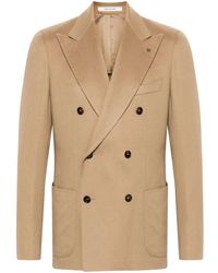 Tagliatore - Brooch-Detail Blazer - Lyst