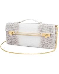 Kwanpen - Raffles 1819 Crocodile-Effect Top-Handle Tote Bag - Lyst