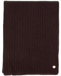 CASABLANCA - Ribbed-Knit Wool Scarf - Lyst