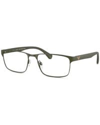 Emporio Armani - Rectangle-Frame Glasses - Lyst