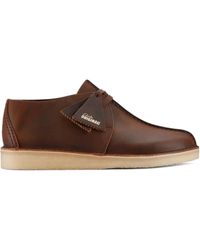 Clarks - Schnürstiefel Aus Leder - Lyst