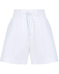 P.A.R.O.S.H. - Cannes Drawstring-Fastening Tailored Shorts - Lyst