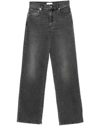 Fabiana Filippi - Logo-Embroidered Wide-Leg Jeans - Lyst
