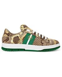 Philipp Plein - Baskets À Effet Peau De Python - Lyst