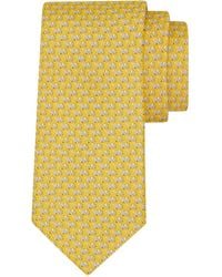 Ferragamo - Elephant Print Silk Tie - Lyst