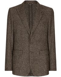 Dolce & Gabbana - Blazer a cuadros príncipe de Gales - Lyst