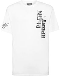 Philipp Plein - Ss Wave Logo-Print T-Shirt - Lyst