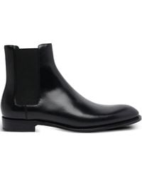 Saint Laurent - 25Mm Adrien Round-Toe Slip-On Boots - Lyst