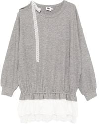B+ AB - Lace-Trim Dress - Lyst