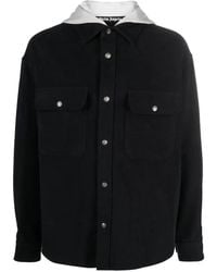 Palm Angels - Cotton Hooded Jacket - Lyst
