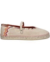 Missoni - Leren Espadrilles - Lyst