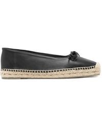 Castañer - Bow-Detail Leather Espadrilles - Lyst