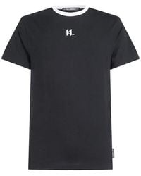 KARL LAGERFELD - Monogram Slim-Fit T-Shirt - Lyst