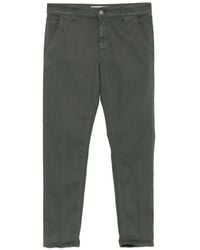 PT Torino - Logo-Patch Slim-Fit Trousers - Lyst