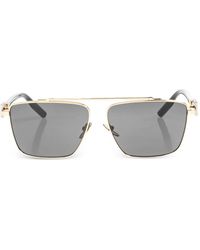 Dolce & Gabbana - Logo-Plaque Geometric-Frame Sunglasses - Lyst