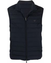Emporio Armani - Logo Down Vest - Lyst