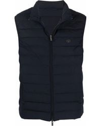 Emporio Armani - Logo Down Vest - Lyst