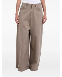Brunello Cucinelli - Wide-Leg Tailored Trousers - Lyst