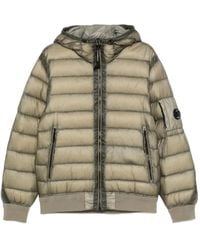 C.P. Company - Giacca Trapuntata Con Cappuccio - Lyst