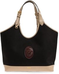 Versace - Rivière Canvas Tote Bag - Lyst