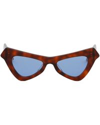 Marni - Fairy Pool Triangular-Frame Sunglasses - Lyst
