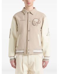 Manière De Voir - Wool-Blend Varsity Jacket - Lyst