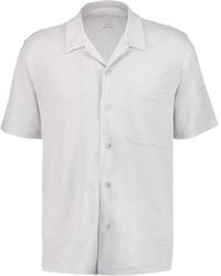 Majestic Filatures - Buttoned Linen Shirt - Lyst