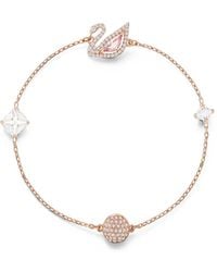 Swarovski - Swan Crystal-Embellished Bracelet - Lyst