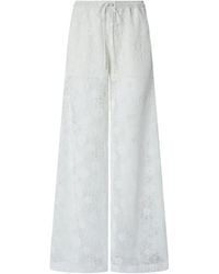 Pinko - Floral Lace Trousers - Lyst