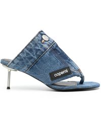 Coperni - 70Mm Denim Sandals - Lyst