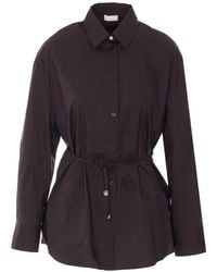 Liu Jo - Belt Button Front Shirt - Lyst