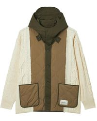 FIVE CM - Quilted Cable-Knit Jacket - Lyst