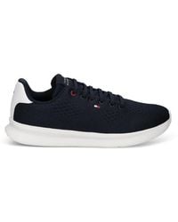 Tommy Hilfiger - Perforated Logo-Patch Sneakers - Lyst