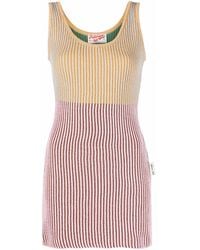 ANDERSSON BELL - Débardeur En Maille Nervurée À Design Colour Block - Lyst